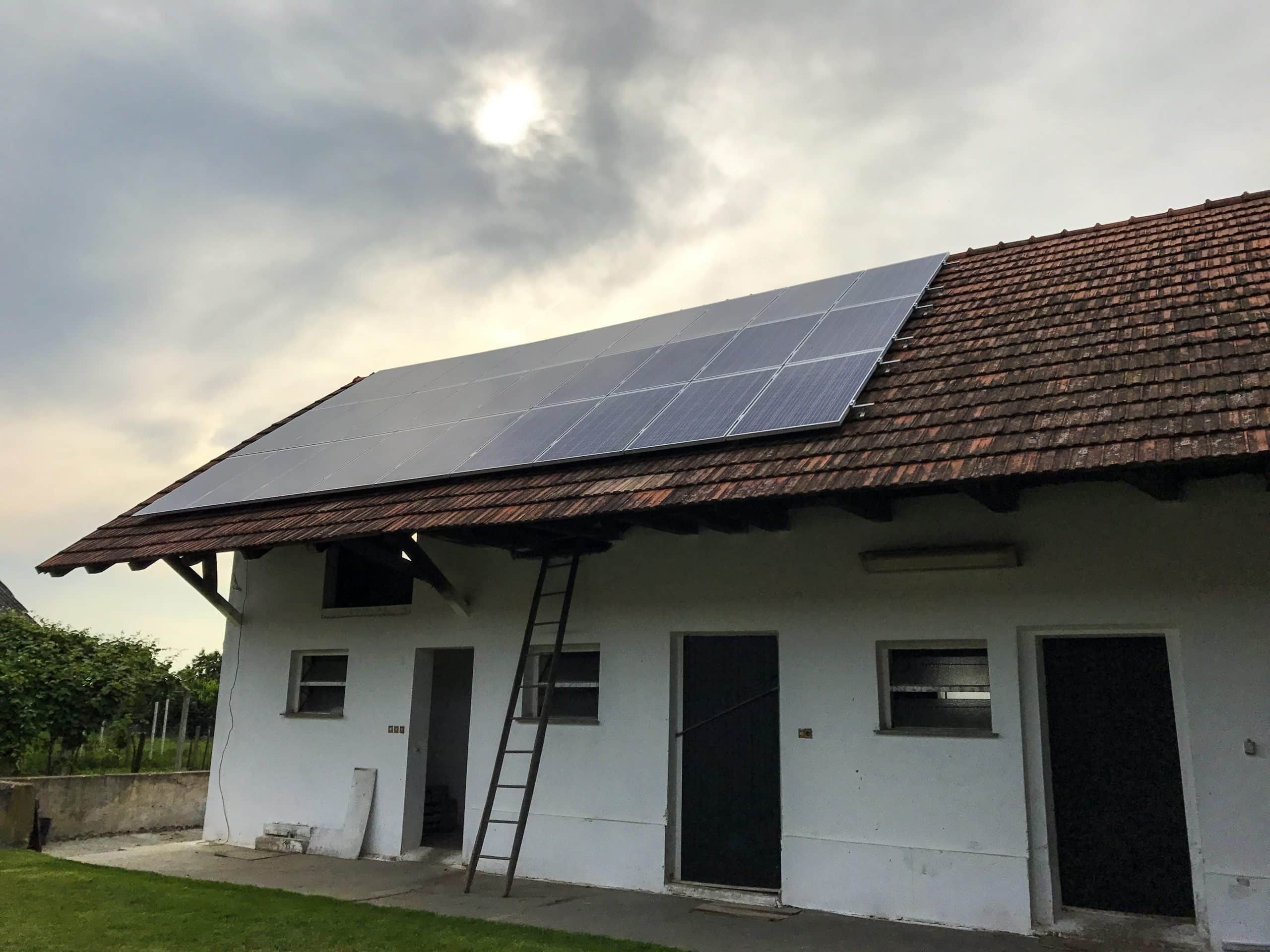 Montaža sončne elektrarne — referenčna fotografija 06