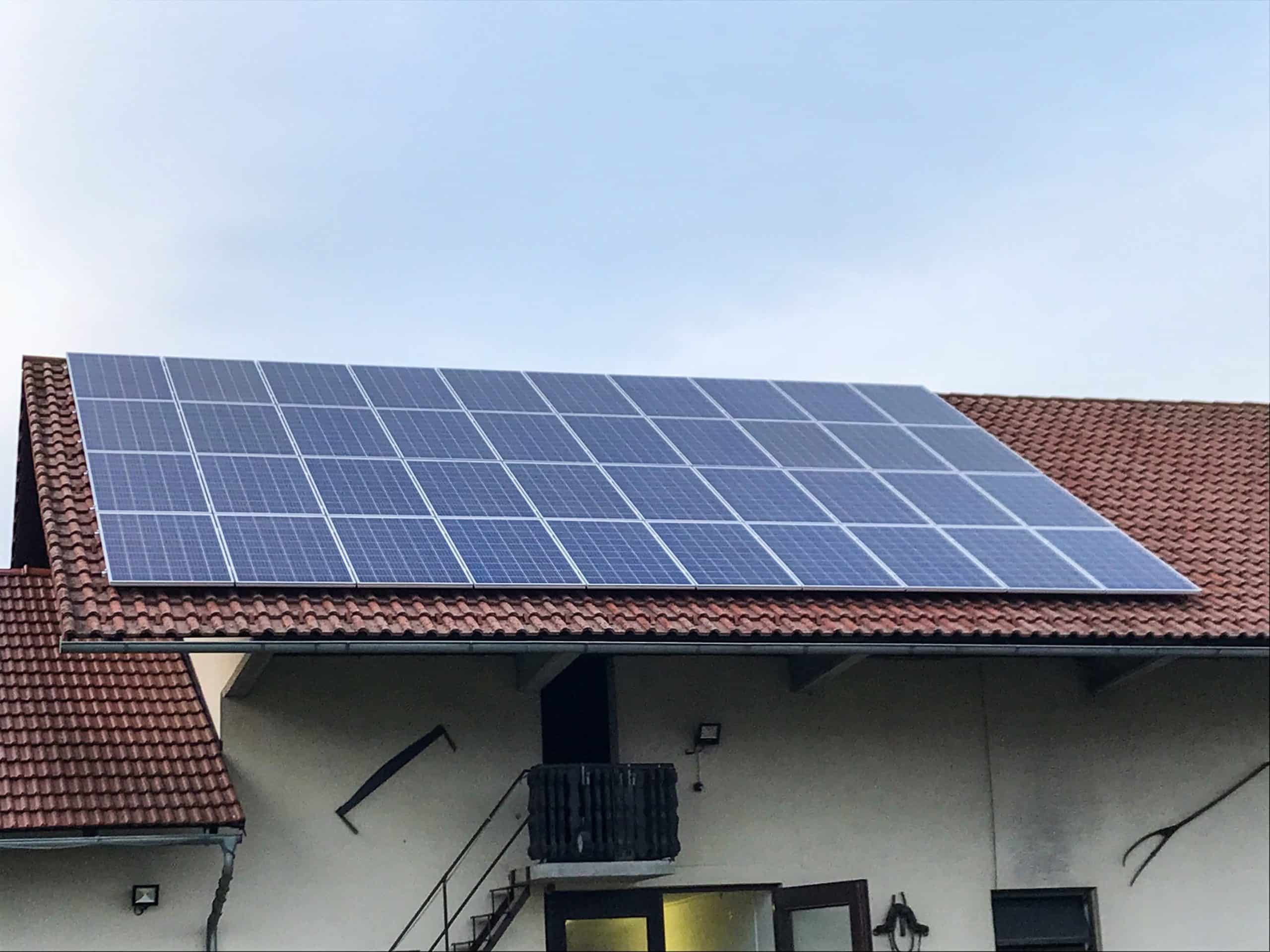 Montaža sončne elektrarne — referenčna fotografija 10