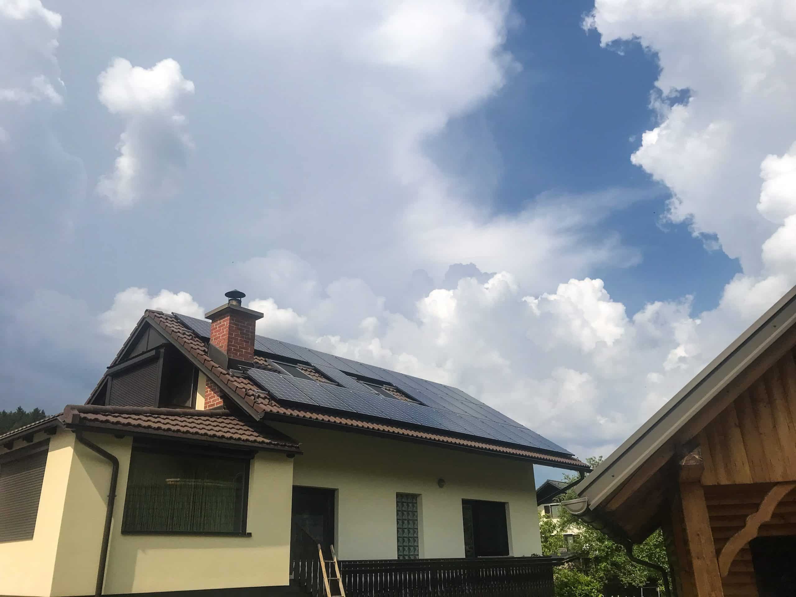 Montaža sončne elektrarne — referenčna fotografija 17