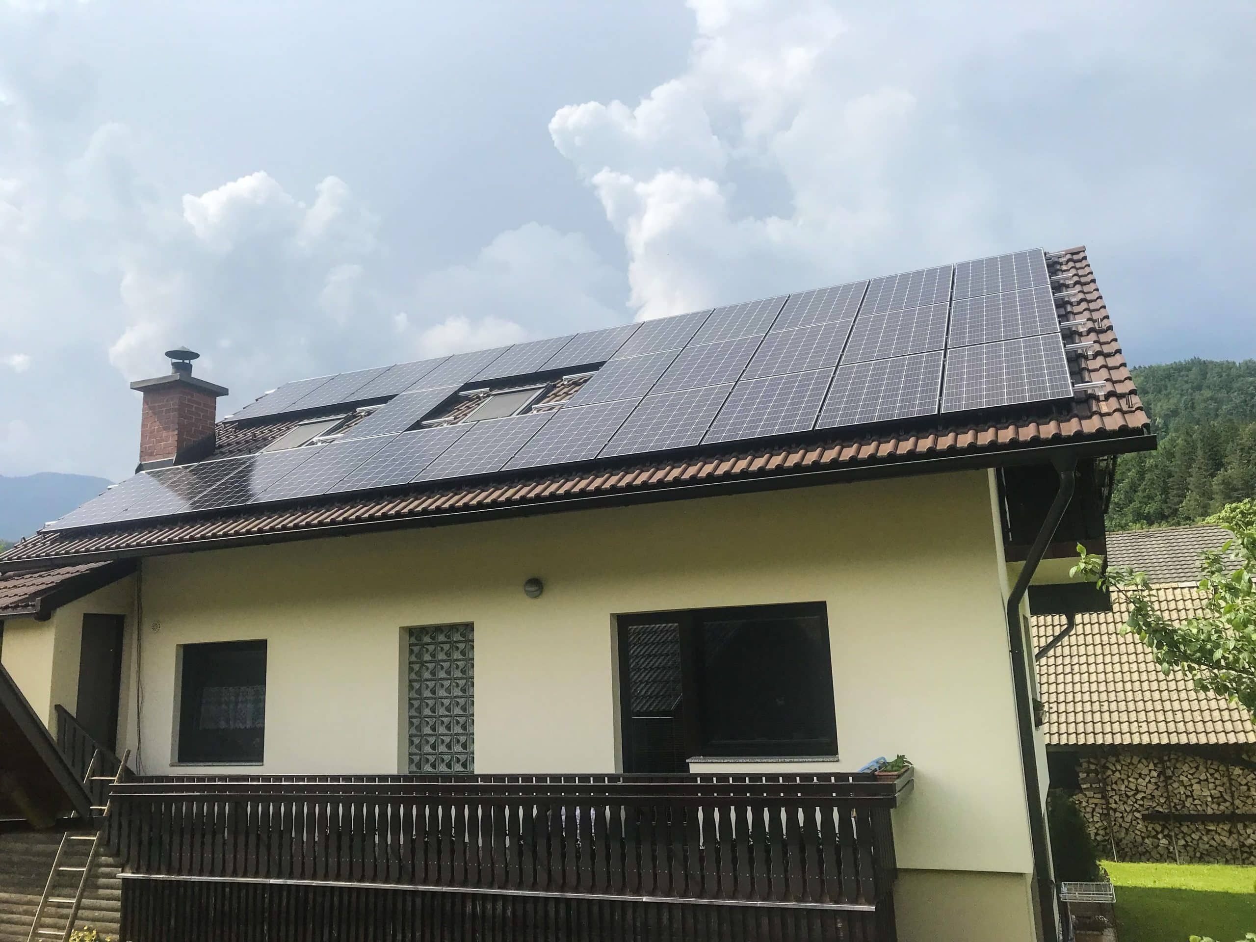 Montaža sončne elektrarne — referenčna fotografija 18
