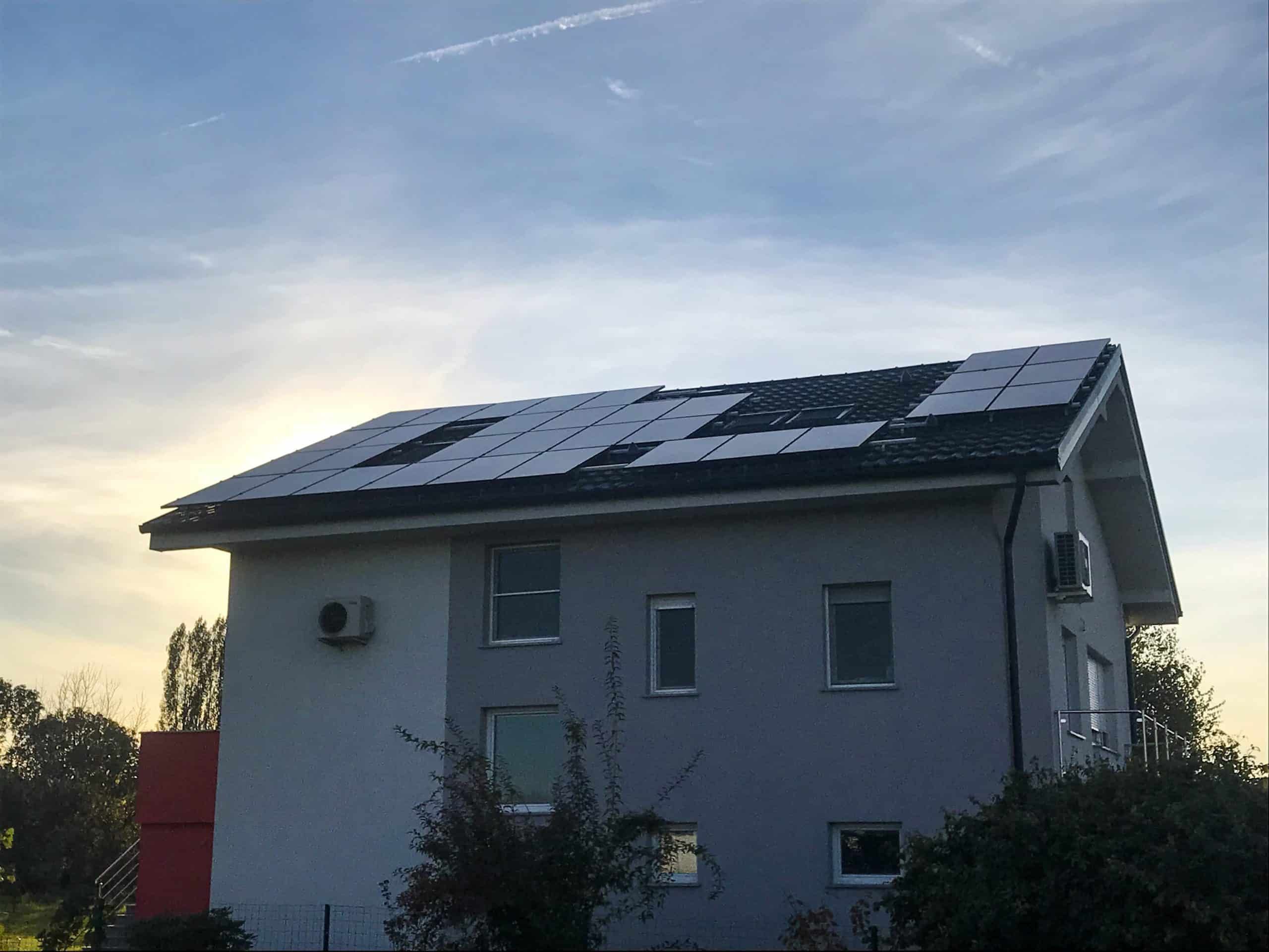 Montaža sončne elektrarne — referenčna fotografija 20