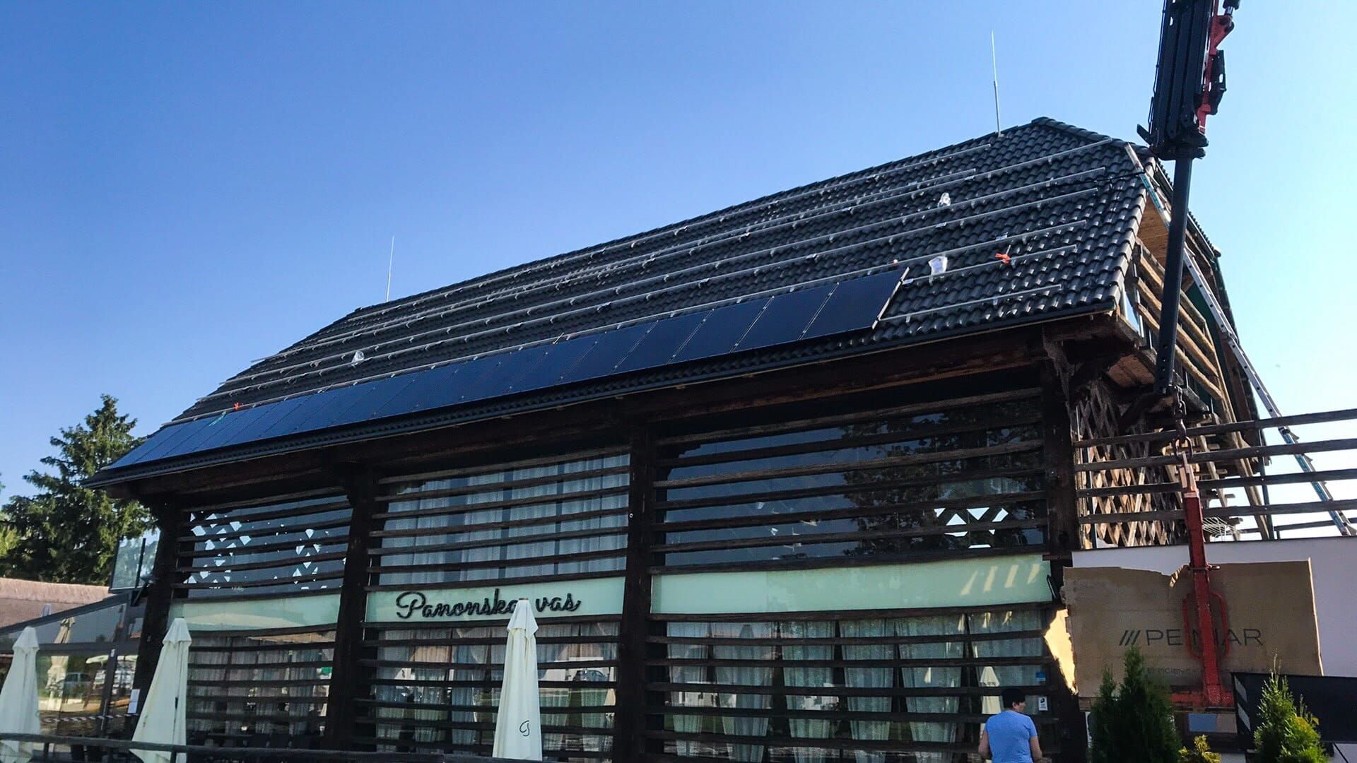 Montaža sončne elektrarne — referenčna fotografija 23
