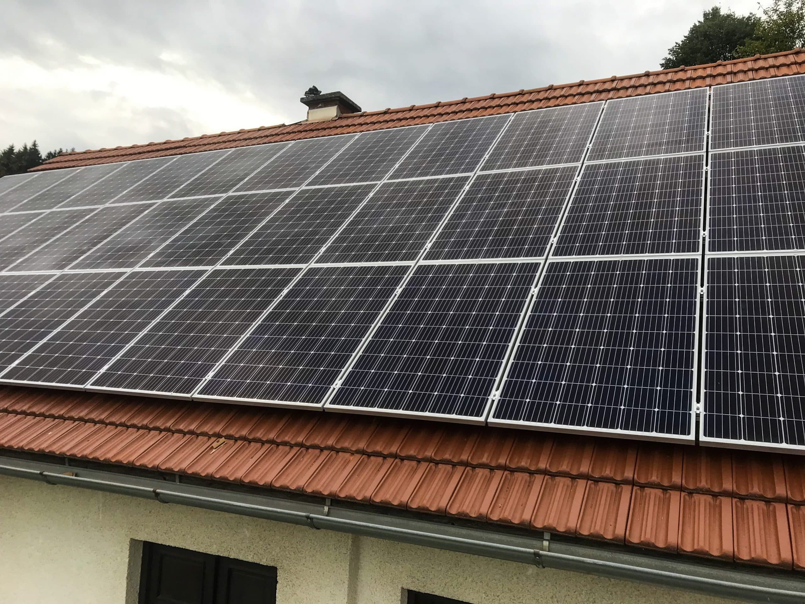 Montaža sončne elektrarne — referenčna fotografija 28