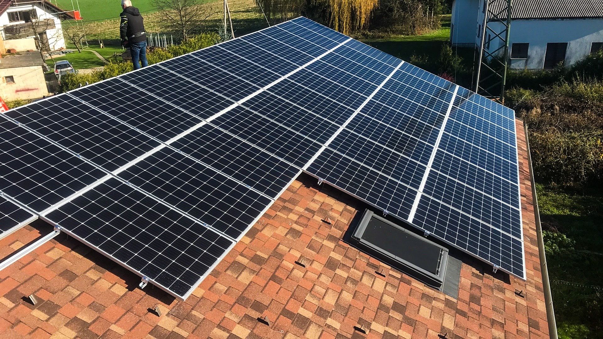 Montaža sončne elektrarne — referenčna fotografija 29