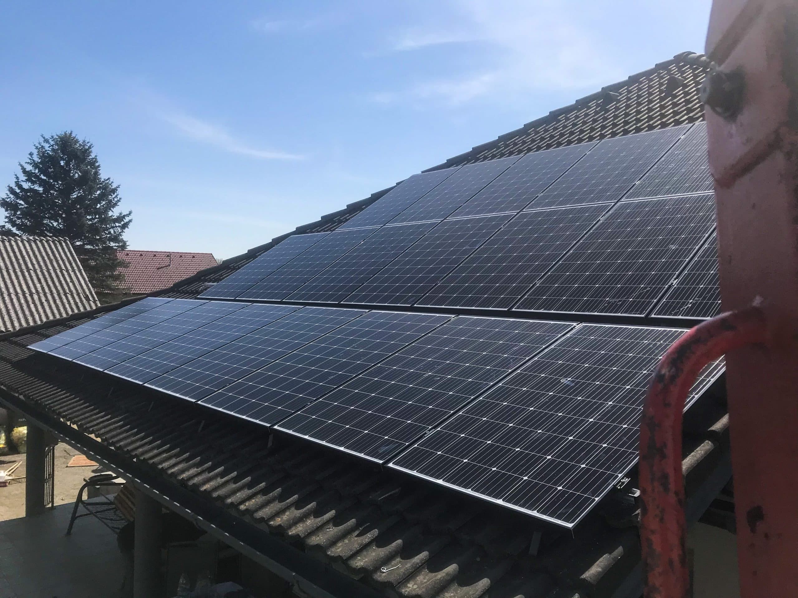 Montaža sončne elektrarne — referenčna fotografija 34