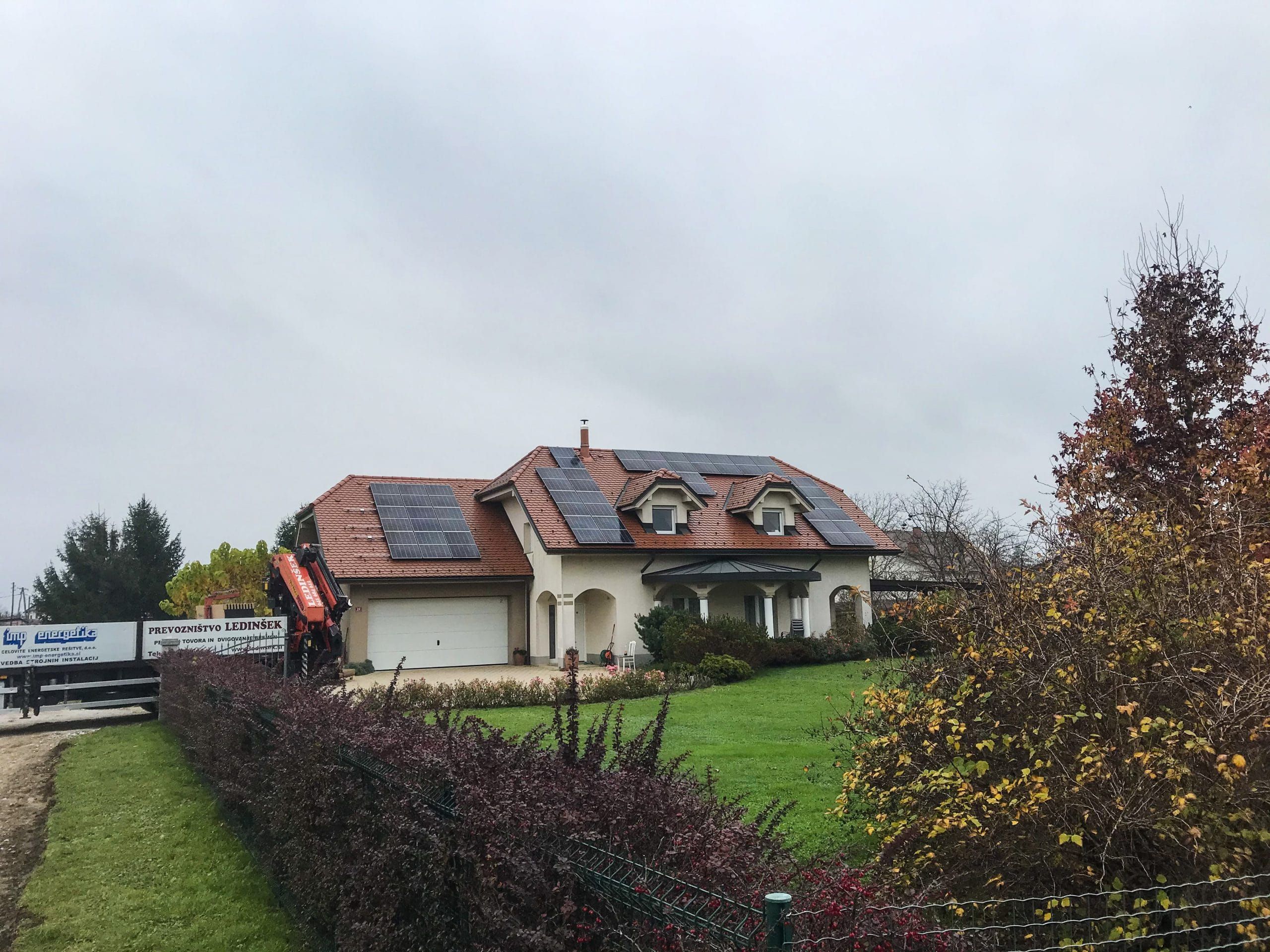 Montaža sončne elektrarne — referenčna fotografija 36