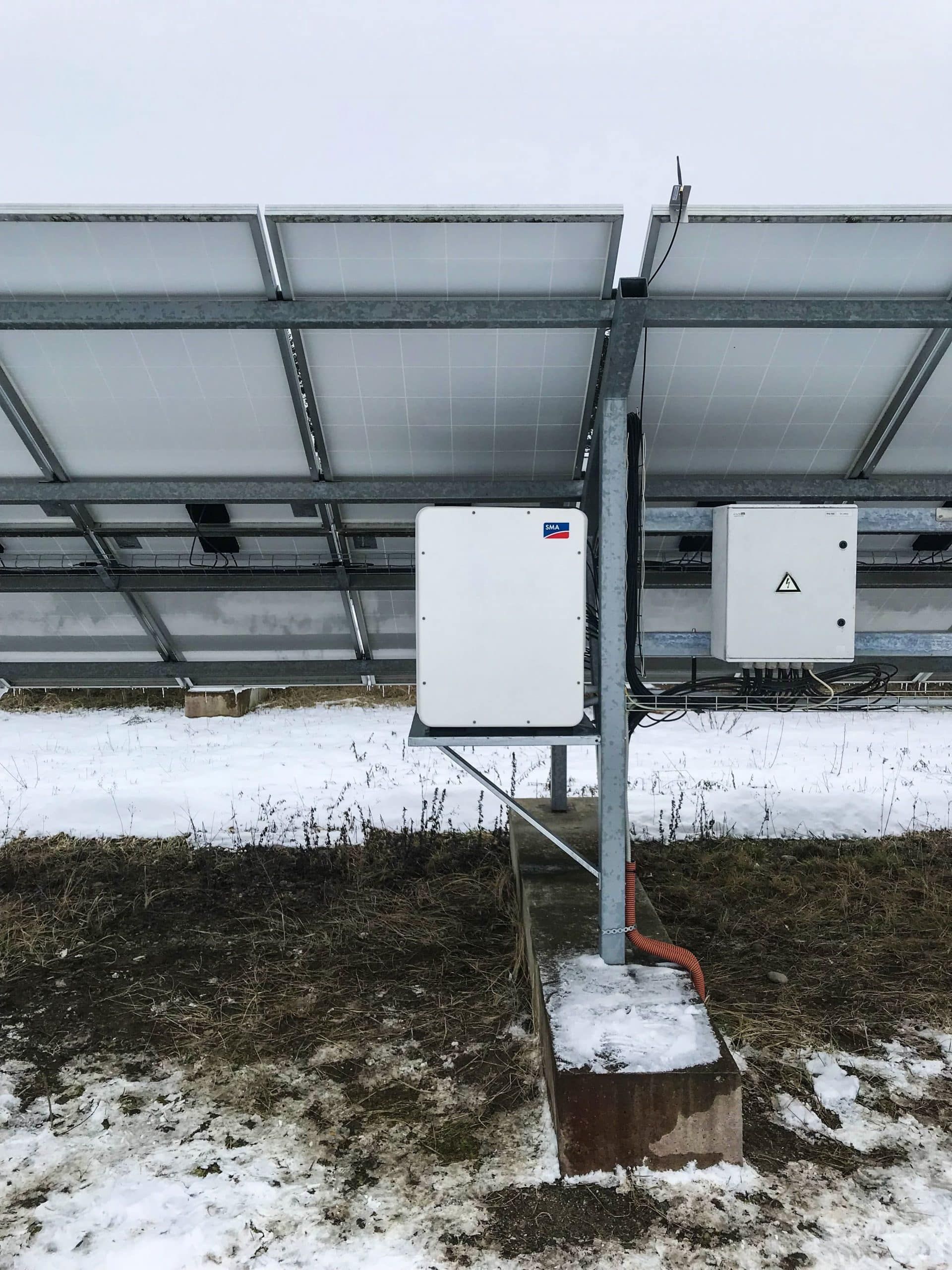 Servis sončne elektrarne — referenčna fotografija 04